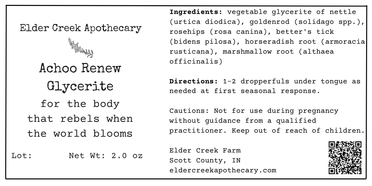 Achoo Renew Herbal Extract