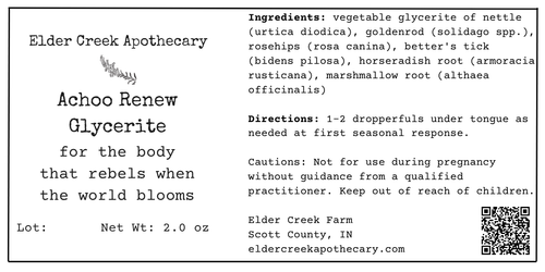 Achoo Renew Herbal Extract