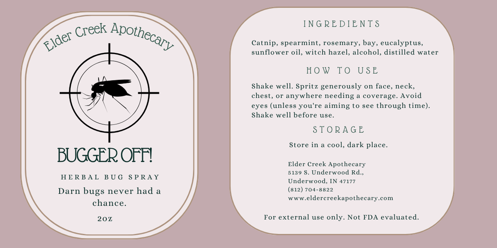 Bugger Off: Botanical Insect Repellent Spray