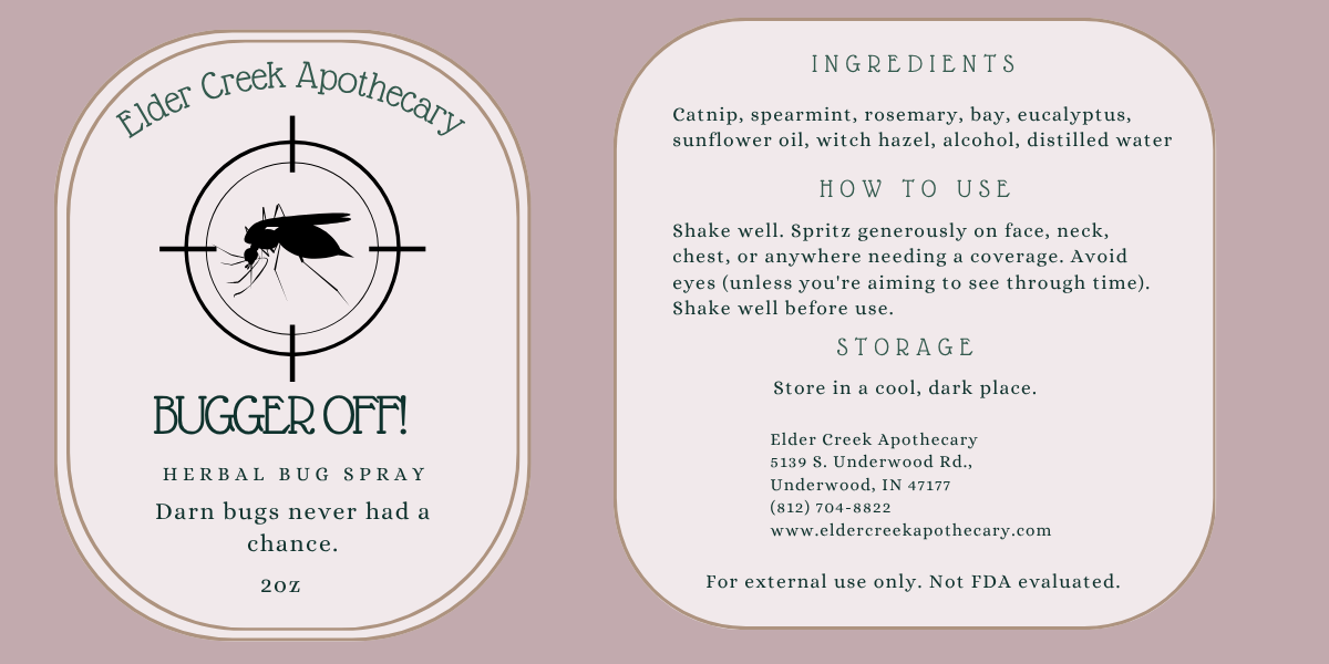 Bugger Off: Botanical Insect Repellent Spray