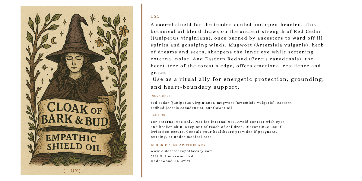 Cloak of Bark and Bud - Empathic Shield Oil