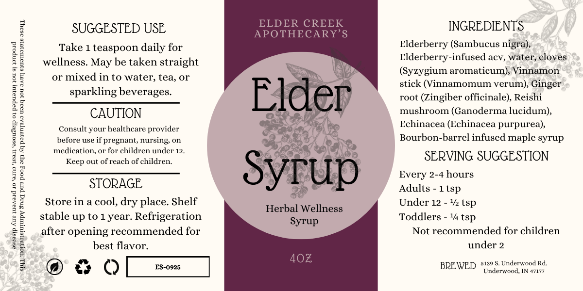 Elder Syrup