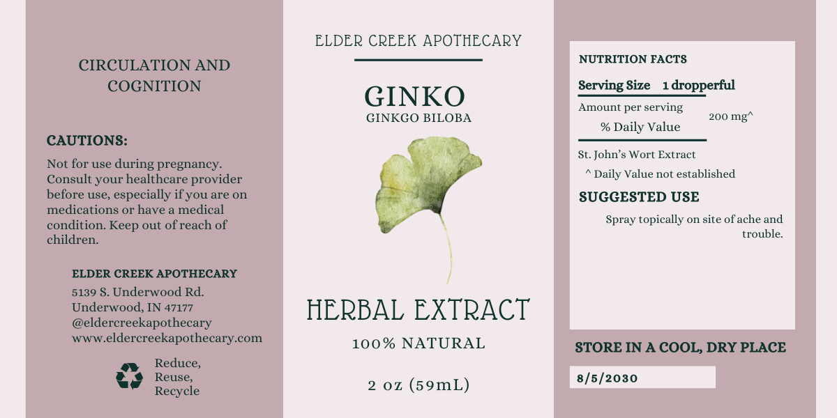 Ginko Herbal Extract