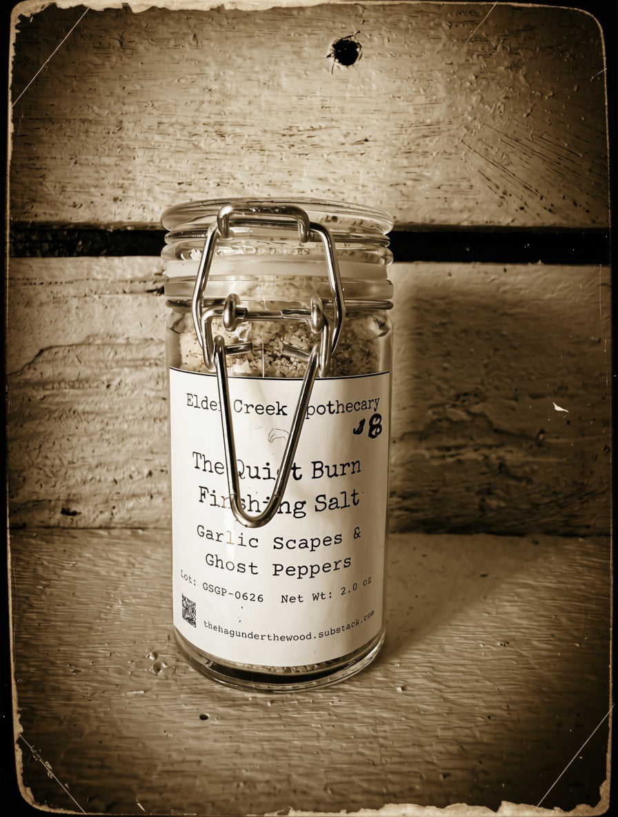 Garlic Scape & Ghost Pepper Finishing Salt