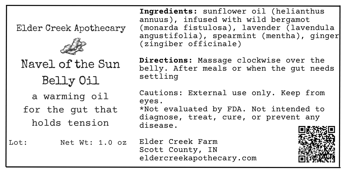 Navel of the Sun - Belly Oil for Comfort & Flow