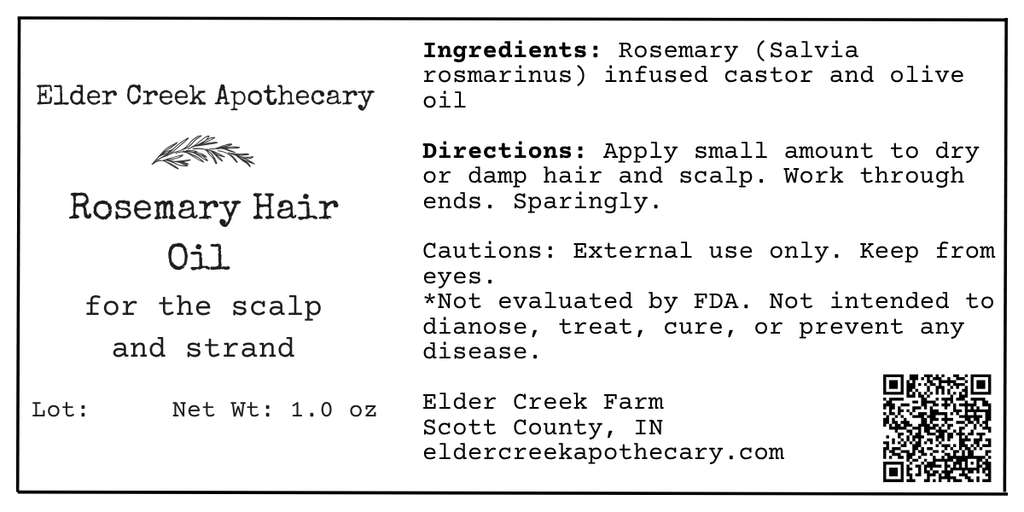 Rosemary Hair Oil