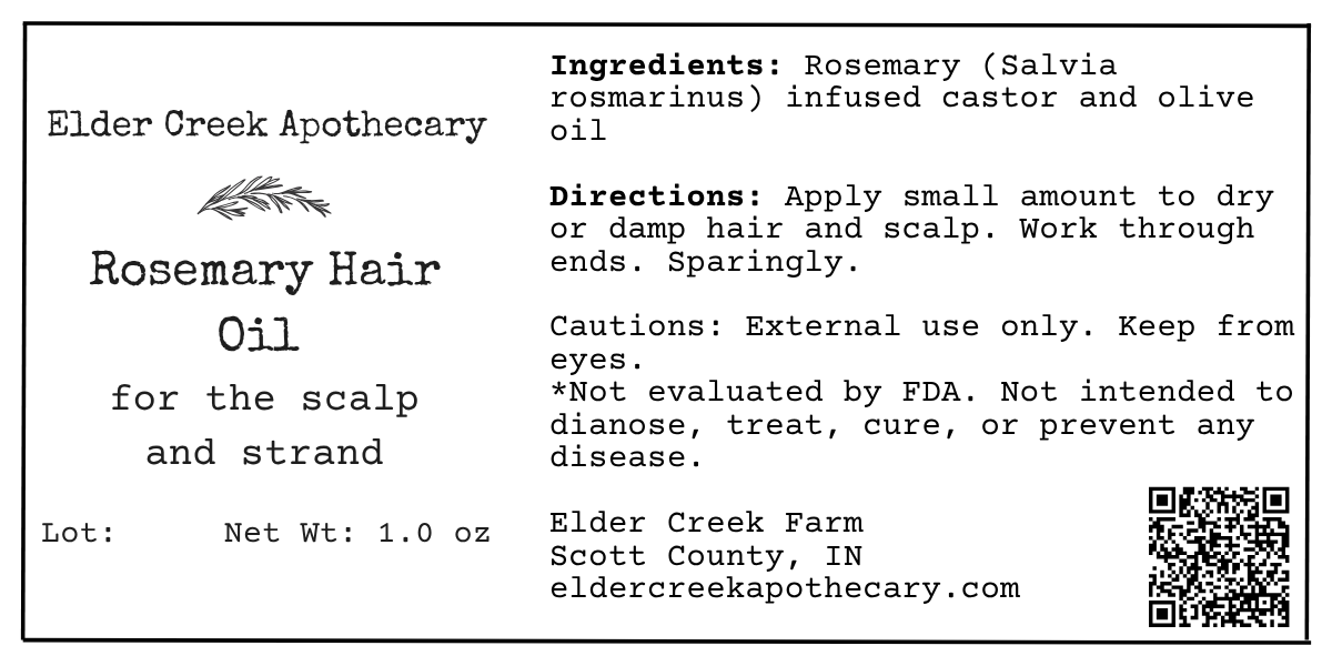 Rosemary Hair Oil