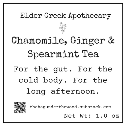 Chamomile, Ginger & Spearmint Tea
